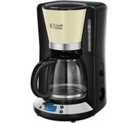 Russell Hobbs Colours Plus 24033-56 - Cafetière - 15 tasses - crème Classic Cream G
