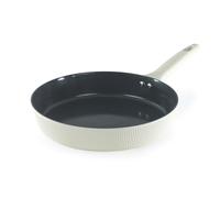 Russell Hobbs Cote Poêle à Frire 28 cm - Revêtement Antiadhésif Céramique, Sans PFOA/PFAS, Aluminium Forgé, Bords Droits, Compatible Induction, Crème