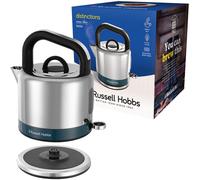 Russell Hobbs Bouilloire Electrique [Design Retro Premium] Distinctions Océan (1,5L, 2400W, Ebullition Rapide,Ecoulement Parfait, Ouverture Facile, Ergonomique, Filtre anticalcaire amovible) 26421-70