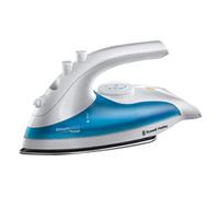 Russell Hobbs Fer à repasser vapeur [830W, 10g vapeur variable] Fer à repasser de voyage (léger,compact, tension 110/240V,réservoir 80ml, semelle en acier,réglage de température,vaporisateur) 22470-56