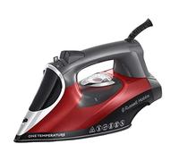 Russell Hobbs Fer à repasser vapeur [Pour tous les tissus] One Temperature (2600 W, 50g/min + 210 g/min Effet Pressing, Tempéarture unique, Semelle en céramique tourmaline, Auto-nettoyant) 25090-56