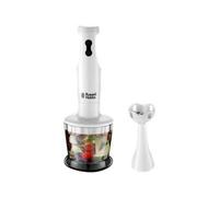 Russell Hobbs Food Collection 24600-56 2 in 1 - Mixeur à main - 250 Watt - blanc glace/noir brillant minuit