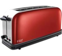 Russell Hobbs Grille-pain à fentes longues Colours Plus rouge feu 1000 W