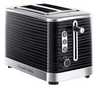 Russell Hobbs Inspire 24371 Grille-pain à 2 tranches (fentes extra larges, fonction levée élevée, 6 niveaux de brunissement, fonction Frozen/Annulation/Réchauffage avec éclairage LED bleu, 1050 W,