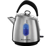 Russell Hobbs Bouilloire 28130-70 Stylevia 1,5 L – Ébullition rapide – Inox brossé – Éclairage bleu