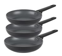 Russell Hobbs Lot de 3 Poêles 20/24/28 cm - Revêtement Antiadhésif 10x Plus Résistant, Compatible Induction, Facile à Nettoyer, Garantie 5 Ans, Collection Shield*