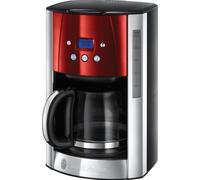 Russell Hobbs Luna Solar Red Cafetière numérique en verre. 23240-56