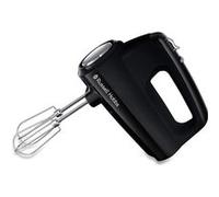 Russell Hobbs Batteur à main Matte Black 24672-56 – 350 W, noir mat, 5 vitesses, 2 fouets