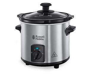 Russell Hobbs Mijoteur Electrique [Programmable] Compact Home (2 L, Cuve en ceramique amovible, 3 Températures réglables, Maintien au chaud, Poignées thermo-isolées, Pieds antidérapants) 25570-56