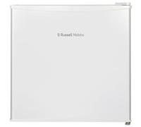Russell Hobbs Mini réfrigérateur de table 43 litres, porte réversible et pieds réglables, petit réfrigérateur, contrôle manuel de la température, boîte à glace, blanc RHTTF0E1W