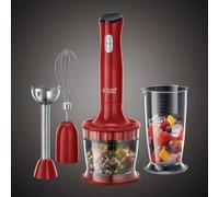 Russell Hobbs Mixeur plongeant 3 en 1 Desire Rouge 500W
