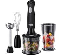 Mixeur Plongeant 3-en-1 - RUSSELL HOBBS - Matte Black 24702-56 - 500 W - Bol 700 ml - Hachoir 500ml - 2 vitesses