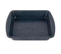 Russell Hobbs Nightfall Stone Plat à Four Carré 26cm, Surface Antiadhésive, Plat en Acier au Carbone, Sans PFOA, Passe au four jusqu'à 220°C, Pour Tout Types de Gâteaux, Marbre Bleu, RH00997EU