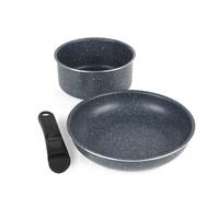 Russell Hobbs Nightfall Stone Set poêle 24 cm et casserole 18 cm