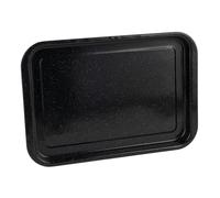 Russell Hobbs Plaque de cuisson émaillée 36 cm, acier antiadhésif | Émail vitrifié, compatible four 230 °C, finition noire mouchetée, lave-vaisselle, 24,1 x 35,5 x 2,3 cm