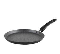 Russell Hobbs Poêle à crêpes en marbre métallisé - 25 cm, poêle plate antiadhésive de 25 cm, compatible avec les plaques à induction, poignée souple, aluminium forgé durable, nettoyage facile