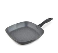 Russell Hobbs RH02813EU7 Poêle grill antiadhésive, idéale pour saisir des steaks, compatible induction, cuisson sans huile pour des repas sains, Metallic Marble, aluminium forgé, 28 cm