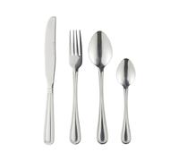 Russell Hobbs Prague Service de couverts 24 pièces - Argenterie en acier inoxydable 18/0, Vaisselle pour 6 personnes, Compatible lave-vaisselle, Couteaux/Fourchettes/Cuillères à soupe/Cuillères à café