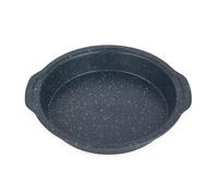 Russell Hobbs Collection Nightfall Stone Moule à Manqué Rond 26 cm en Acier Carbone, Plat à four pour Gâteau/Tarte/Quiche, Sans PFOA, Passe au four jusqu'à 220°C, Marbre Bleu, RH00995EU