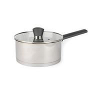 Russell Hobbs RH01164EU Excellence Collection 20 cm Casserole avec Couvercle en Verre, Acier Inoxydable, Finition Miroir Polie, Compatible Plaques à Induction, Passe au Lave-Vaisselle Silver