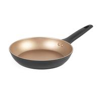 Russell Hobbs RH01666BEU Opulence Collection Non-Stick 24 cm Fry Pan, Induction and Dishwasher Safe, PFOA Free, Black and Gold, Aluminium Body, Metal Utensil Safe, Soft Bakelite Handle