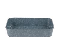 Russell Hobbs RH01832EU Nightfall Stone Plaque à Rôtir 39cm, anti-adhésif Plat à Four Rectangulaire, Acier au Carbone, Sans PFOA, Passe au Four Jusqu'à 220°C/Thermostat 7, Pour Viande/Gratin/Legumes
