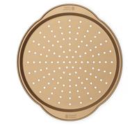 Russell Hobbs Opulence Plaque à Pizza Antiadhésive, 37 cm, Plaque de Cuisson Ronde Perforée, Nettoyage Facile, Acier au Carbone, Sans PFOA, Utilisable au Four Jusqu'à 220°C/Thermostat 7, RH02338GEU7