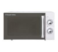 Russell Hobbs - RHM1731-EU - Micro-ondes Manuel Solo Inspire de 17L et 700W, Blanc, avec 5 Niveaux de Puissance, Minuterie, Fonction Décongélation, Facile à Nettoyer
