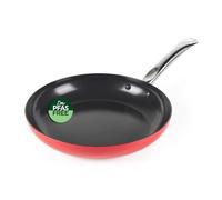 Russell Hobbs Riviera poêle à frire 28 cm - Revêtement antiadhésif céramique, sans PFAS, aluminium pressé, compatible four jusqu'à 220ºC, convient à l'induction, crêpe, œuf, omelette
