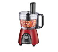 Robot culinaire - RUSSEL HOBBS - Desire Red - 600 W - 2 vitesses + pulse - Rouge Rouge G
