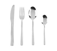Russell Hobbs Service de 16 Couverts en Acier Inoxydable Deluxe Vienna, Ensemble de 4 Fourchettes, 4 Couteaux, 4 Cuillères à Soupe et 4 Cuillères à café, Parfait pour 4 Personnes, Garantie 15 ans
