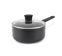 Russell Hobbs Shield Casserole 20 cm antiadhésive induction | Corps en aluminium pressé, couvercle en verre trempé avec évent vapeur, poignée soft-touch, compatible ustensiles métal