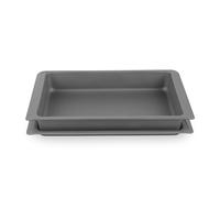 Russell Hobbs Shield Ensemble de Cuisson 2 Pièces - Plateau à Rôtir Antiadhésif 38 cm & Moule à Gâteau, Acier Carbone Durable, Sans PFOA, Résistant au Four jusqu'à 220 °C, Gris