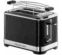 Russell Hobbs Structure 28091-56 - Grille-pain - 2 tranche - 2 Emplacements - noir avec des touches d'inox