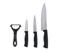 Russell Hobbs Venus Set de Couteaux & Éplucheur - Couteaux Chef/Universal, Tailles Variées, Éplucheur à Légumes, Pommes de Terre, Lavage à la Main, Acier Inoxydable