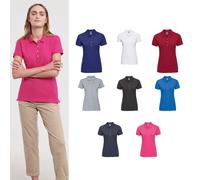Russell polo stretch manches courtes pour femme 0r566f0 - tee-shirt en col de da