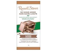 Russell Stover Barre au chocolat et aux amandes, sans sucre, 85 g