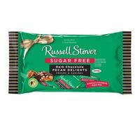 Russell Stover Sugar Free Dark Chocolate Pecan Delights 10 Oz