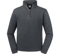 Russell - Sweat-shirt "Authentic" à fermeture éclair courte pour homme BC4655 (2XL) (Gris)