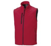 Russell - Veste sans manches en Softshell - Homme (L) (Rouge) - UTBC1513 Rouge