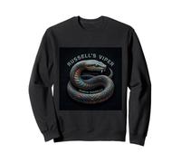 Russell's Viper Serpent Venimeux Serpent Reptile Animal Sweatshirt
