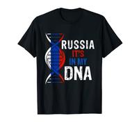 Russia It's In My DNA Proud Russian Russia Flag T-Shirt