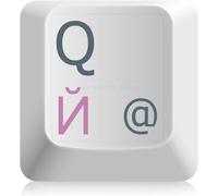 Russia Keyboard Sticker [Pink - 11 x 13 mm] Cyrillic Keyboard Sticker for Laptop