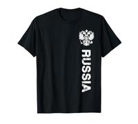 Russia T-shirt avec drapeau de la Russie pour homme et femme T-Shirt