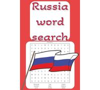 Russia Word Search: Word searches with easy to read print about Russia, Russian culture, Russian history, Russian cities, and more | 6x9 inches, 110 ... gift for vacations, holidays and free times