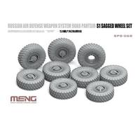 Russian Air Defense Weapon System 96k6 Pantsir-s1 Sagged Wheel Set- 1:35e --model