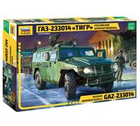 Russian Armored Vehicle Gaz Tiger Mobility Vehicle 4x4 Plastique Kit 1:3 5 Model