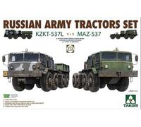 Russian Army Tractors Kzkt-537l & Maz537 1+1- 1:72e - Takom G