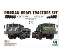 Russian Army Tractors Kzkt-537l & Maz537 1+1- 1:72e - Takom