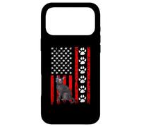 Russian Blue Cat 4th of July Patriotic American Flag Paws Coque pour iPhone 17 Pro Max